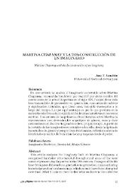 Martina Chapanay y la des-construcción de un imaginario