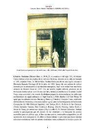 Librería Moderna [editorial] (Montevideo, c. 1910-¿?) [Semblanza]