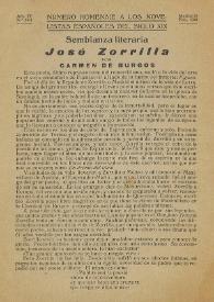 Semblanza literaria. José Zorrilla