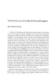 Costumbres nuevas: La obra de Manuel Longares