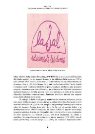 LaSal, edicions de les dones [Editorial] (Barcelona, 1978-1990) [Semblanza]