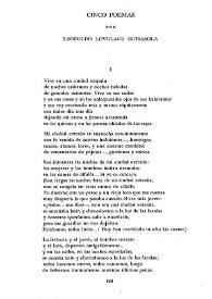 Cinco poemas