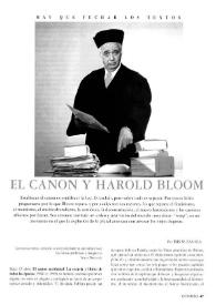 El canon y Harold Bloom