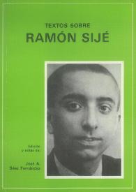 Textos sobre Ramón Sijé