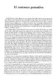 El centauro pensativo