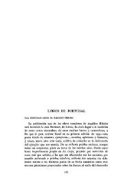Cuadernos Hispanoamericanos, núm. 151 (julio 1962). Libros de Portugal
