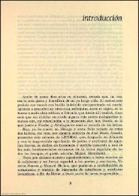 Litoral : revista de la poesía y el pensamiento. Vida y muerte de Miguel Hernández, núms. 73-74-75 (1978). Introducción