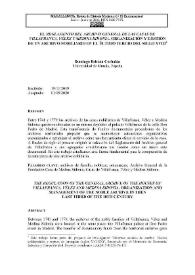 El Reglamento del archivo general de las Casas de Villafranca, Vélez y Medina Sidonia. Organización y gestión de un archivo nobiliario en el último tercio del siglo XVIII