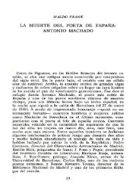 La muerte del poeta de España: Antonio Machado