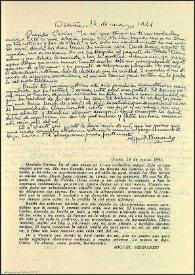 Carta de Miguel Hernández a Carlos Rodríguez Spiteri. Ocaña, 16 de marzo de 1941