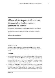 Alfonso de Cartagena intérprete de Séneca, sobre la clemencia: el presente del pasado