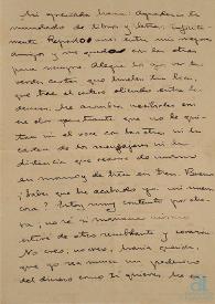 Carta de Miguel Hernández a María Cegarra. Madrid, [septiembre-octubre de 1935]