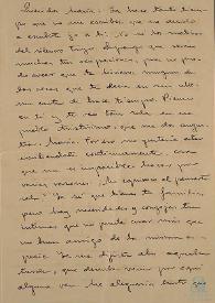 Carta de Miguel Hernández a María Cegarra. Madrid, [final de octubre-primeros de noviembre de 1935]