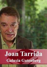 Entrevista a Joan Tarrida (Editorial Galaxia Gutenberg) 