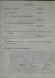 Expediente de autorización de importación número 5606/61. Informe de censura y diligencias de resolución. Ministerio de Información y Turismo, 11 de octubre de 1961