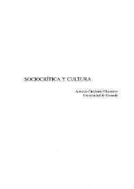 Sociocrítica y cultura