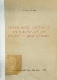 Niveles socio-culturales en el habla de Las Palmas de Gran Canaria