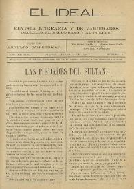 El Ideal : revista literaria y de variedades dedicada al bello sexo y al pueblo. Tomo I, núm. 6, 28 de febrero de 1904