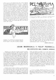 Joan Maragall i Felip Pedrell: Un aspecte del Comte Arnau