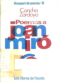 Poemas a Joan Miró