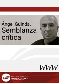 Ángel Guinda. Semblanza crítica 