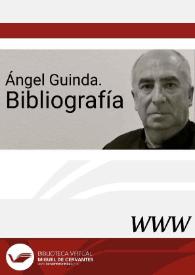 Ángel Guinda. Bibliografía