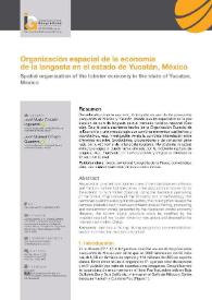 Organización espacial de la economía de la langosta en el estado de Yucatán, México