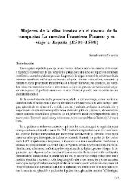 Mujeres de la elite incaica en el drama de la conquista: La mestiza Francisca Pizarro y su viaje a España (1534-1598)
