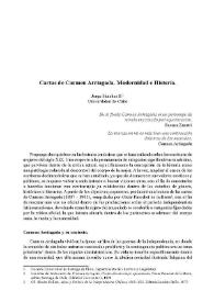 Cartas de Carmen Arriagada. Modernidad e histeria