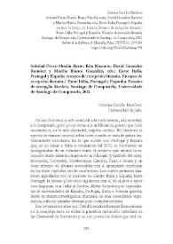 Soledad Pérez-Abadín Barro, Rita Marnoto, David González
Ramírez y Martha Blanco González, eds.: 