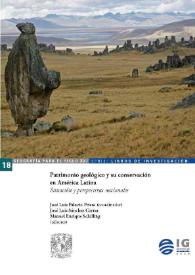 Patrimonio geológico y su conservación en América Latina. Situación y perspectivas nacionales 