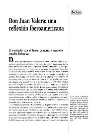 Don Juan Valera: una reflexión iberoamericana