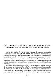 Casi critica a un crítico: 'Clarín', la creatividad en el estilo de Leopoldo Alas
