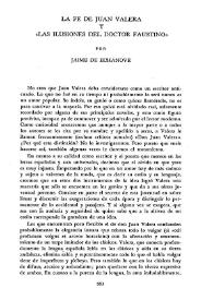 La fe de Juan Valera y 'Las ilusiones del doctor Faustino' 