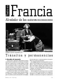 Teatro en Francia: alrededor de los autores 