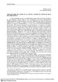 Mariano José de Larra en la novela 'Flores de plomo' de Juan Eduardo Zúñiga