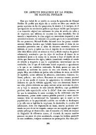 Un aspecto dinámico en la poesía de Manuel Pinillos