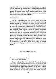 Cuadernos Hispanoamericanos, núm. 152-153  (agosto-septiembre 1962). Notas sobre teatro 