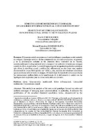 Semiótica de microtextos multimodales: de los libros informacionales al conocimiento en red