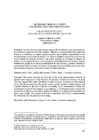 'Quiero que esto sea un 'hit''. Análisis del discurso 'Indie' español