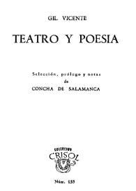 Teatro y poesía