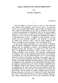 Tres visiones de Carlos Droguett 