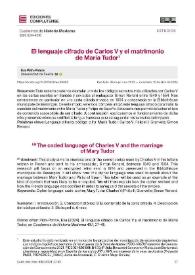 El lenguaje cifrado de Carlos V y el matrimonio de María Tudor