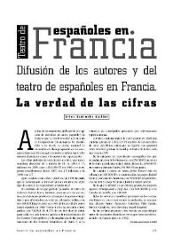 Teatro de españoles en Francia
