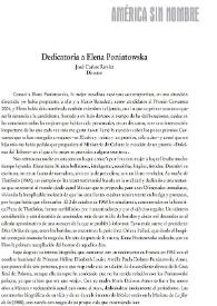 Dedicatoria a Elena Poniatowska