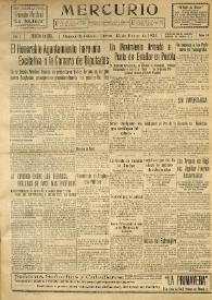 Mercurio. Año I, núm. 218, jueves 13 de enero de 1921