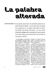La palabra alterada 