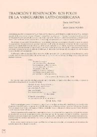 Tradición y renovación: los polos de la vanguardia latinoamericana
