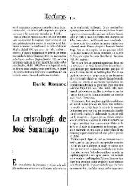 La cristología de José Saramago 