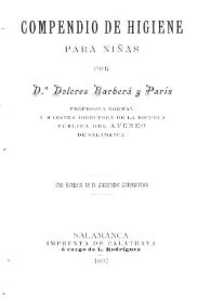 Compendio de higiene para niñas